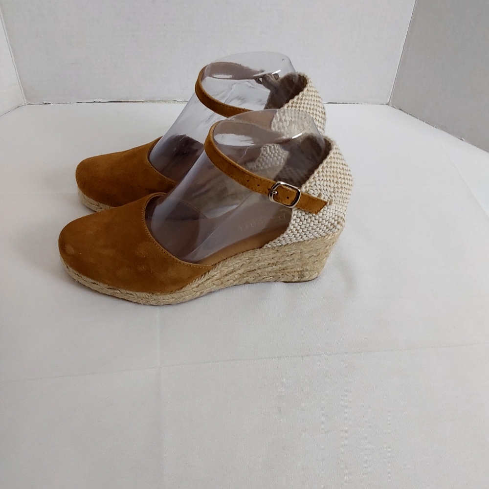 Paseart Anthropologie Wedge Platform Sandals - Picture 4 of 13